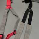 Saintrygo 2 Pcs Dog Suspenders for Diapers Female Male Belly Bands Canine Harness Keep Diaper on Your Pet for Small Medium and Large Dogs(Black, Pink,Medium)