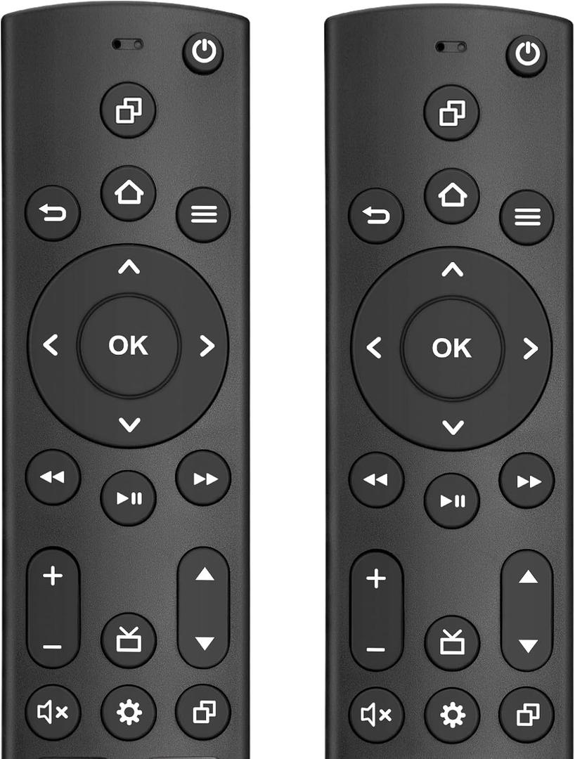 (Pack of 2) Universal Remote Control for Samsung/TCL/Vizio/Pioneer/Roku Smart TVs Remote Replacement, Compatible with Voice Smart TV