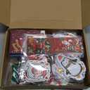 194 Pcs Christmas Stationery Party Favors for Xmas Gift Set with Notebook Sticky Notes Bookmark for Gift Stocking Stuffers Christmas Goodie Bag Fillers Bulk from Teachers