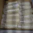 Flameless Candles with Embedded Star String - Battery Operated LED Candles, with Remote,12 Ivory Flickering Candles for Christmas, Weddings, Home Decor & Party,(D 2.3"H 5" 6" 7")