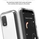 Incipio DualPro Case for Google Pixel 4 - Google Certified Protective Cover (Clear) [Extremely Rugged I Shock Absorbing I Hybrid] - GG-083-CLR