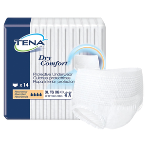 TENA Dry Comfort Protective Underwear, Incontinence, Disposable, Moderate Absorbency, XL, 56 Count