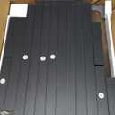 TUTOTAK End Table, Set of 2, Side Table, Nightstand, 2-Tier Storage Shelf, Sofa Table for Small Space, Living Room, Bed Room TB01BB035 (Brown and Black)