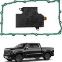 Transmission Filter & Gasket Kit Fits Cadillac CT4 CT5 CT6 Escalade, Chevrolet Camaro Silverado 1500 Suburban Tahoe, GMC Sierra 1500 Yukon — Replaces 24294355 & 24297886, OEM Metal Support, ACM Rubber