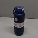 Ello Cooper 32oz Stainless Steel Water Bottle Vacuum Insulated with Straw and Carry Handle, Leak Proof Locking Lid with Soft Silicone Spout, Dishwasher Safe, Winter Solstice