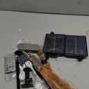 2 Pack Starburst Sphere Lights with Remote Control,200 LED Firework Light, 8 Modes Dimmable Waterproof Copper Wire Hanging Fairy Light for Patio Parties Christmas (Solar Powered)