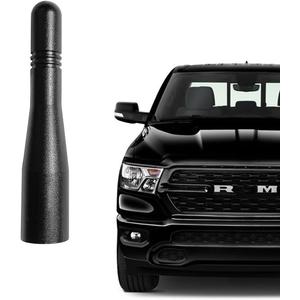 for RAM Truck Short Antenna 2011-2026 Fit for RAM 1500 2500 3500 4500 5500 | Black 3 inches | Short Replacement Antenna | Optimized Radio Reception | Car Wash Safe | for Dodge RAM Radio Accessories
