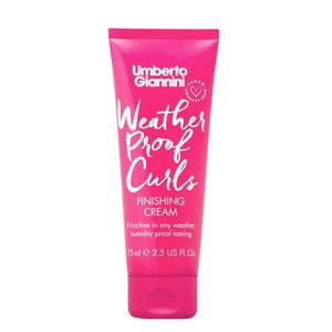 Umberto Giannini Weatherproof Curls Finishing Cream, Vegan & Cruelty Free Humidity Proof Hair Cream, 75 ml