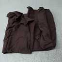 MIULEE Decorative Linen Euro Sham Pillow Covers 26x26 Dark Brown Boho Farmhouse Neutral Winter Couch Throw Pillows for Bed Pack of 2 Accent Modern Pillowcase Sofa Livingroom Home Decor