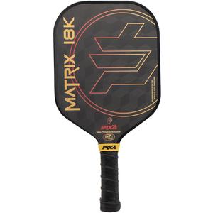 18K Carbon Fiber Pickleball Paddle USAPA Approved Matrix Thermoformed Paddle for Intermediate and Pro Players, Textured Surface, Foam Edge, Premium Grip, Power & Spin Control PIXA Pickleball