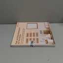 CRE8TIVE 4 Sheets Cream Beige Peel and Stick Tile Backsplash, Square Tiles Stick on Backsplash for Kitchen, 12"x12" Self Adhesive Waterproof Wall Tile Stickers for Bathroom, Laundry Room, Living Room