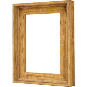 Canvas Floater Frames for 9"x12"Canvas Paintings,Canvas Frame,Floating Frames for Canvas with 0.6"~0.9" Deep for Wall Decor (Walnut)