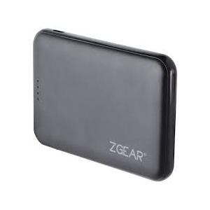 ZGear (5,000mAh) Slim Power Bank with Dual Charging Ports - Black