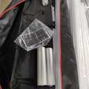 10x20ft Pipe and Drape Backdrop Stand Kit, Heavy Duty Adjustable Backdrop Frame with Flat Base for Photo Studio, Wedding, Party, Event Decoration