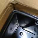 Mueller Janska M-Resin Heavy Duty Tall Planter, Indoor/Outdoor Grande Plant, Tree, Flower Pot, 2-Piece Set, 24, Modern Design, Built-in Drainage, Dark Gray (24 x 11.5")