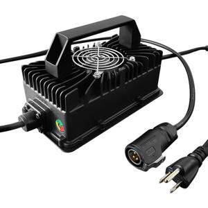 67.2V 10A Battery Charger for Sur Ron X LightBee, Waterproof Lithium-ion Power Adapter with Cooling Fan, efficient Lithium-ion Charger