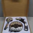 High Pressure Rain Showerhead Combo, 2026 Magnetic Shower Head Set with Detachable 8-Mode Handheld Shower Spray, Adjustable Angle Dual Showerhead System with Built-in Magnetic Docking and Power Jets (Chrome)