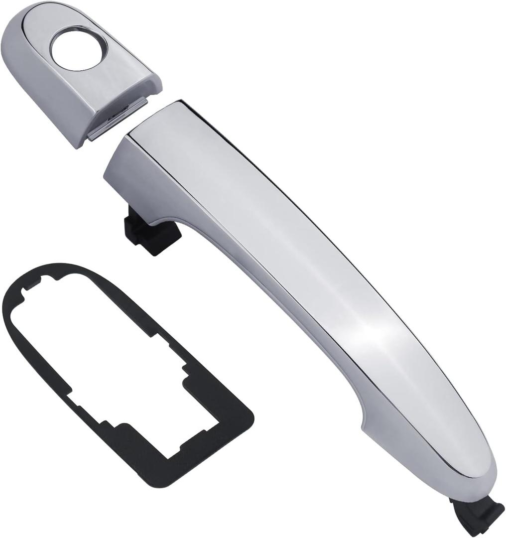 APPERFiT Exterior Door Handle Chrome w/Gasket Pad Compatible with Kia Sorento 2011 2012 2013 2014 2015 Front Door Left Driver Side Panel Replaces 826512P010 826522P020 826542P000 (FL)