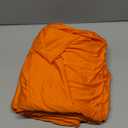 8x10FT Orange Backdrop Curtains for Wedding Parties, Wrinkle Free Polyester Photography Backdrop Drapes for Wedding Baby Shower Birthday Parties Stage Background Stand Decorations 4x10ft,2 Panels