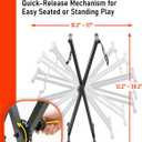 Stage Rocker Double X Keyboard Stand with Locking Straps, SR598000