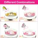 5 x 10 Pcs Stanley Cup Accessories Set, 4 Pcs Stanley Straw Covers10mm+3 Pcs Name Plate Lids for 30 oz +3 Pcs Charms for Handle Tumbler Decorations gifts for girls and daughter