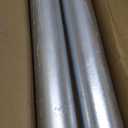 GRELWT 2 Pack 2-3/8" OD Metal Post Extender, 24" Fence Post Extension Height, Hot-dip Galvanized Steel, Includes Screws and Caps