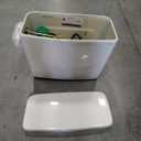 TOTO Drake Two-Piece Elongated 1.28 GPF TORNADO FLUSH Toilet with CEFIONTECT and SoftClose Seat, WASHLET+ Ready, Cotton White - MS776124CEG#01