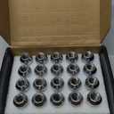 MIKKUPPA M12x1.5 Lug Nuts - Replacement for Ford Fusion Focus Escape, Honda Accord Civic CRV, Chevy Cruze Malibu, Dodge Journey, Jeep Compass Patriot Aftermarket Wheel, 20pcs Chrome Closed End Nuts
