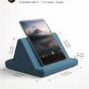 Lamicall Tablet Pillow Stand, Pillow Soft Pad for Lap - Tablet Holder Dock for Bed with 6 Viewing Angles, for iPad Pro 9.7, 10.5, 11, 12.9 Air Mini 4 3, Kindle, Galaxy Tab, E-Reader, Blackish Green