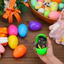 Chumia 48 Pcs/12 Set Easter Eggs Filled with Tape Measure Screwdriver LED Flashlight Keychain Prefilled Easter Basket Stuffers for Men Adult Employee Coworkers Gifts Bulk Egg Hunt Party Favors