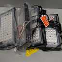 50W Black Lights with Switch+Plug, IP66 Waterproof, LED Blacklight Flood Light for Glow Party, Halloween, Bedroom, Fluorescent Poster, Body Paint, 4 Pack