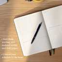 3 x Anecdote 2026 Planner: 52 Week Daily Planner, Yearly, Monthly & Weekly Workflow for Planning Your Success  Vegan Leather Hardcover, Start Anytime & Achieve your Goals - Black