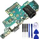 Galaxy A52 5G USB Charging Port Flex Cable Replacement SM-A526U Type C Charger Dock Board Flex Cable Connector for Samsung A52 5G A526U1 Port Repair Part with Tools