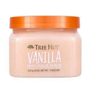 Tree Hut Vanilla Shea Sugar Exfoliating & Hydrating Body Scrub, 18 oz