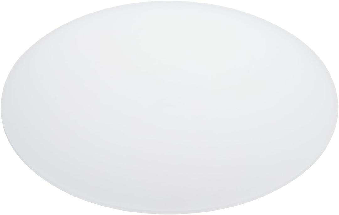 PATIKIL 15.5" Diameter Lampshade Diffuser, 2.7mm Thick Round Diffuser Sheet for Drum Lampshades, Pendants Light, DIY Light Shield, Translucent White