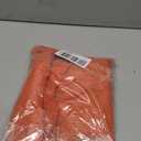 SHEWIN Womens T Shirts Casual Short Sleeve Work Tee Shirt Office Loose Solid Color V Neck Top Cute Tops for Women Fashion 2025, US 16-18(XL), Orange