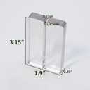 Acrylic Name Card Holder 10 PCS Acrylic Place Card Holder, Clear Acrylic Sign Holder Table Number Holder with Blocks for Sign /Name /Menu /Numbers