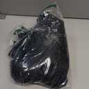Women's Black Silk Wrap Dress, Size Large