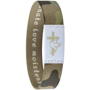 6 x Bible Verse Bracelets with NFC, Christian Wearable Daily Bible Verse Bracelet Daily Devotional Bracelet Scripture Bracelets Religious HalloweenChristmas Gifts for Men Women Teens (Brown)