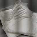 Oubonun 26 x 26 Euro Pillow Inserts, Firm and Fluffy Decorative Square Pillows for Couch Bed Sofa with Soft Cotton Cover White Cushion with Down Alternative, Pack of 2