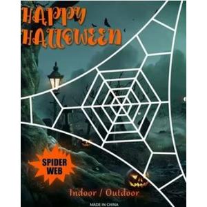 Spider Webs Halloween Decorations Outdoor/Indoor, 2.5m