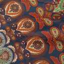 Horaldaily Rectangular Tablecloth 60x84 Inch, Boho Bohemian Psychedelic PeacockMandala Washable Seasonal Table Cover for Party Picnic Dinner Decor (Red)