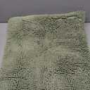 Smiry Luxury Chenille Bathroom Rugs 30x20, Extra Soft and Absorbent Shaggy Bath Mat, Machine Washable, Non-Slip Plush Carpet Runner for Tub, Shower, and Floor, Home Decor Accessories, Sage Green