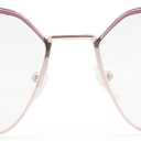 Oversized Metal Frame Reading Glasses for Women,Fashion Cat Eye Ladies Readers, Magnification Strength: 2.5 x