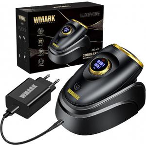 Barber Massager/Cordless Handheld Massager, Charge Neck/Legs/Hand/Face Massager Adjustable Speed with Large LED Display