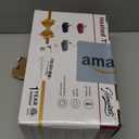 Homemate Heated Blanket Electric Throw - 50"x60" Heating Blanket Throw 1/2/4/6/8 Hours Auto-Off 10 Heat Levels Over-Heat Protection Soft Flannel Sherpa Heater ETL Certification (Light Grey (Striped))