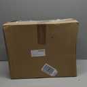 D2scrma 71oz Rectangle Airtight Glass Storage Containers with Bamboo Lids (Set of 4), Square Food Storage Jar, Pantry Organizers for Sugar, Flour, Spaghetti and Coffee beans (‎with Black Lable)