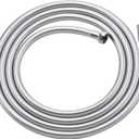 119 Inches Shower Hose Extra Long Rv Shower Hose Explosion Proof Anti Winding Showerhead Hoses For Cleaning Pet Showerhose Extension Smooth  Flexible Hand Held Shower Hoses Replacement (Silver)