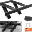 Window AC Support Bracket, No-Drill No-Tool Air Conditioner Support Bracket Adjustable Wall Mount, Heavy Duty Steel Holds Up to 300lbs, Fits Single Or Double Hung Windows, Black
