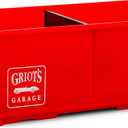 Griot's Garage Ultimate Wash Bucket II for Vehicle Cleaning, Detailing, Car Washing with Built-in Measuring Cups and Removable Divider, Large 6 Gallon Capacity